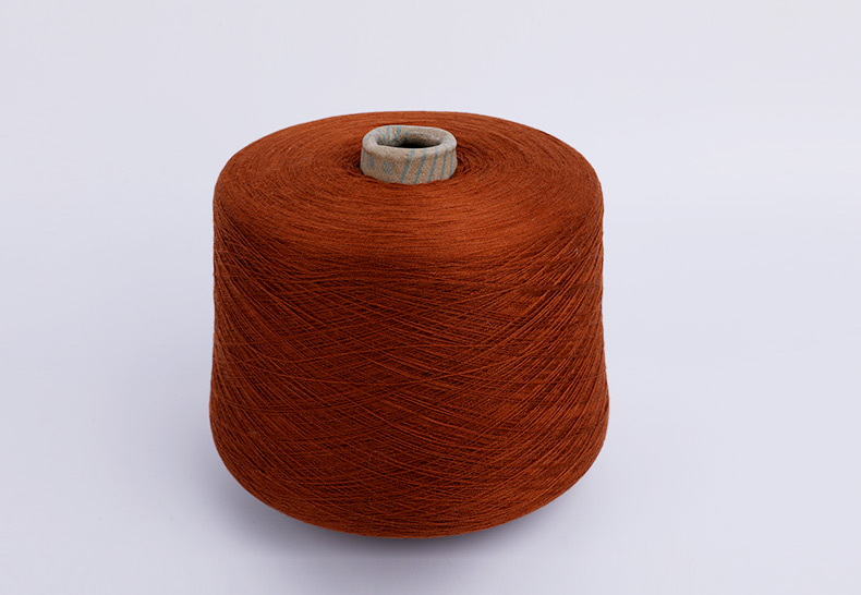 Wool, cashmere blended-yellow brown