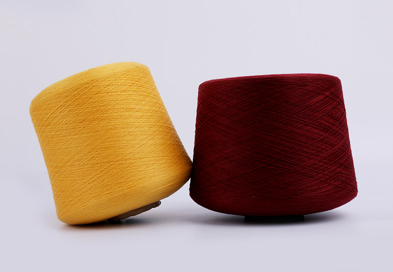 Wool, cashmere, cotton, chemical fiber blended yarn